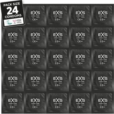 EXS Condoms 24 бр. Екстра големи презервативи EXS Jumbo 69 мм