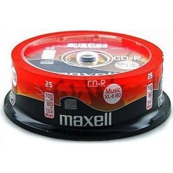 Image 1 of Maxell CD-R Music XL-II MAXELL, 700MB, 80 min, 25 бр (ML-DC-CDRMUS-25)