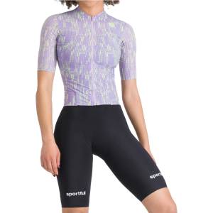 Sportful Дамски скин за колоездене Sportful Women's G-Suit Cycling skinsuit - Black / Mistic Violet (102-5159-0113)
