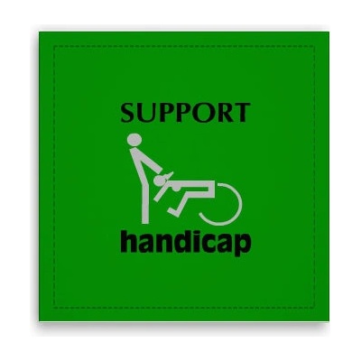 Fotoobraz 40x40 cm Support handicap