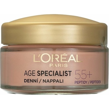 L'Oréal Paris Age Specialist 55 + rozjasňujúci krém proti vráskam, 50 ml