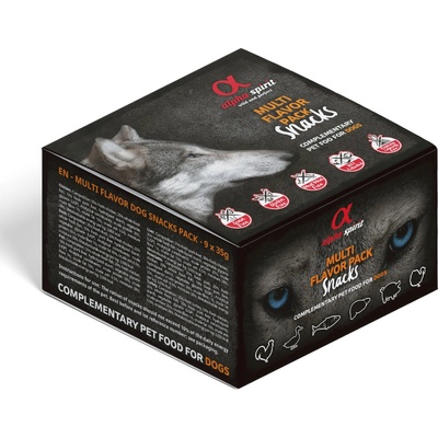 Alpha Spirit Dog Snacks Mixbox 9 x 35 g