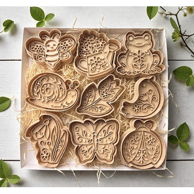 TVOŘÍTKO Jarní dárková sada vykrajovátek II VÝBĚR BALENÍ: Samostatně (bez krabičky) – Zbozi.Blesk.cz