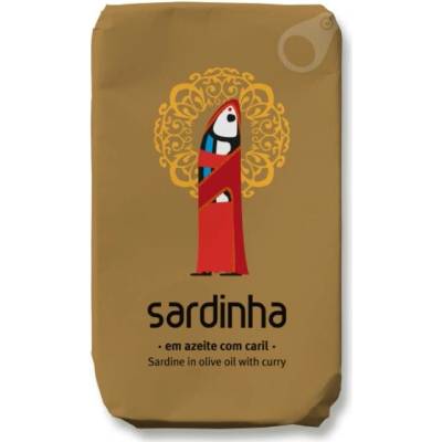 A Banca da Sardinha Sardinky v olivovém oleji s kari 120 g
