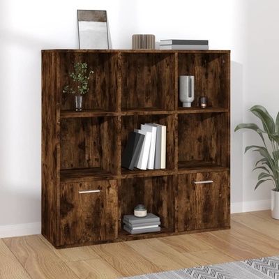 HangarStore.cz Knihovna kouřový dub 98x30x98 cm, 815447