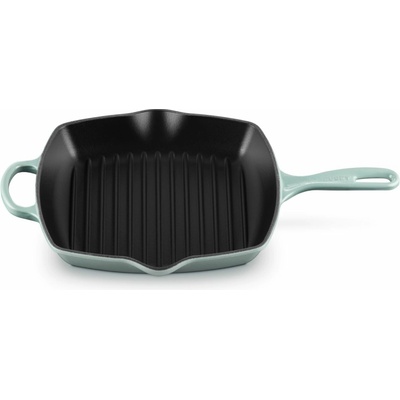 Le Creuset Grilovacia panvica SIGNATURE 26 cm, SEA SALT, liatina