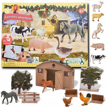 COLLECTA Adventný kalendár Farma a kone