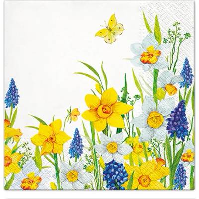 TaT Obrúsky Spring Daffodills 33x33cm