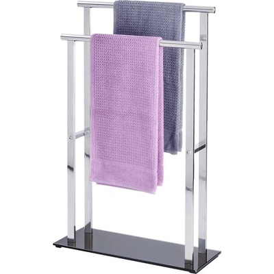 WENKO Поставка за кърпи от неръждаема стомана в блестящо сребристо Lava - Wenko (22089100)