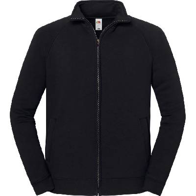 Fruit of the Loom iconic premium sweat jacket / Суитшърт с цип от плътен памук - черен s (16229000201)