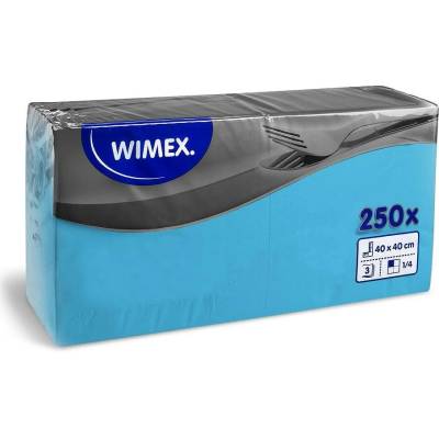 Wimex ubrousky 3V světle modré 250ks 40x40cm