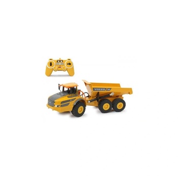 Jamara Toys Volvo A40G съчленен самосвал с дистанционно управление RC камион 1: 20 2, 4 GHz (405056) (405056)
