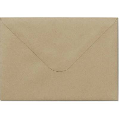 Galeria Papieru Ozdobné obálky Nature - C6, 120 g/m2, tmavě béžové, 10 ks
