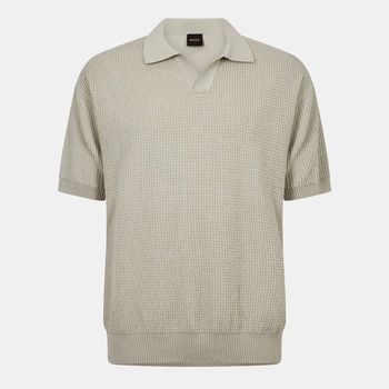 HUGO BOSS Суичър Boss Men's Keflo Knitted Hoodie - Light Beige
