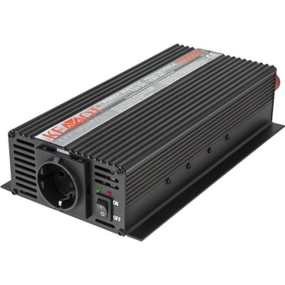 KEMOT menič 12V / 230V 1000W (typ F: nemecký)