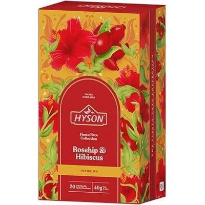 Hyson Rosehip & Hibiscus bylinný čaj 20 sáčků