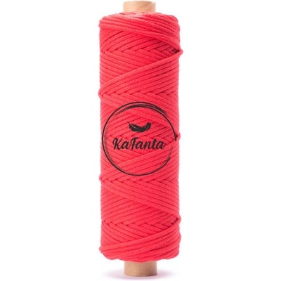 Bavlnená šnúra KaFanta 5 mm PREMIUM - classic red