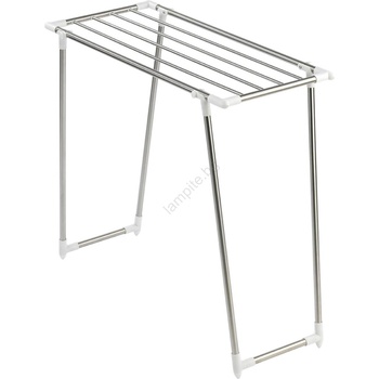 WENKO 3774020100 - Сушилник за пране PROFI SINGLE 87 x 79 см неръждаема стомана/сребрист/бял (WE0514)