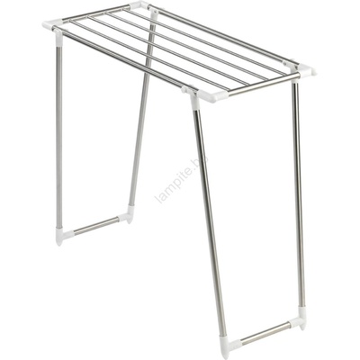 WENKO 3774020100 - Сушилник за пране PROFI SINGLE 87 x 79 см неръждаема стомана/сребрист/бял (WE0514)