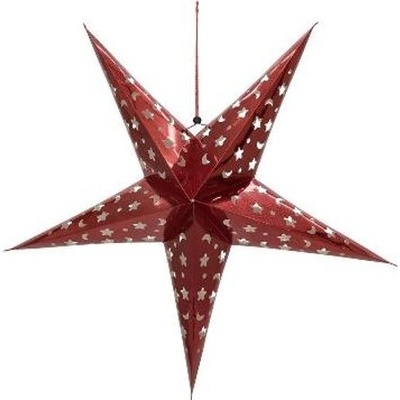Europalms Star Lantern papírová hvězda 40cm červená