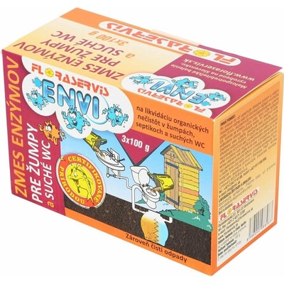 ZMES ENZÝMOV PRE ŽUMPY A SUCHÉ WC 3 x 100g