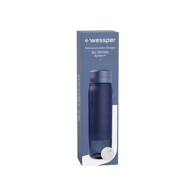 WESSPER Tritan water filtration bottle WESSPER 1000ml navy blue