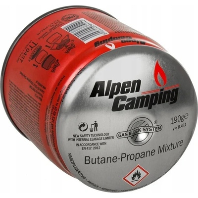 Alpen Camping plynová kartuše 190g