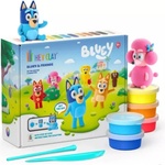 IMC Toys Hey Clay: Голям комплект пластилин - Bluey (HCL15031CEE15)