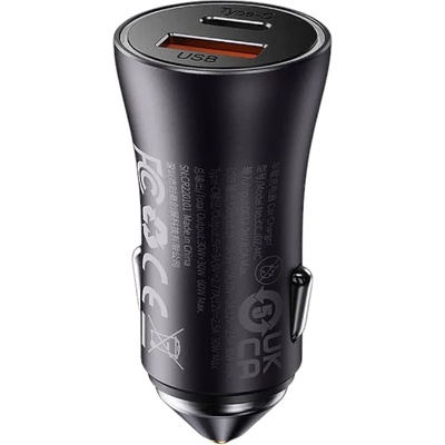 Зарядно за кола Baseus, USB + USB C (515)