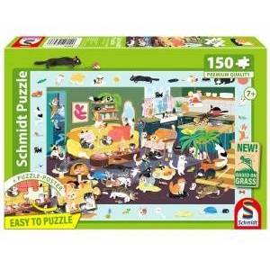 Schmidt Spiele Puzzle PQ 150 Cats Everywhere G3