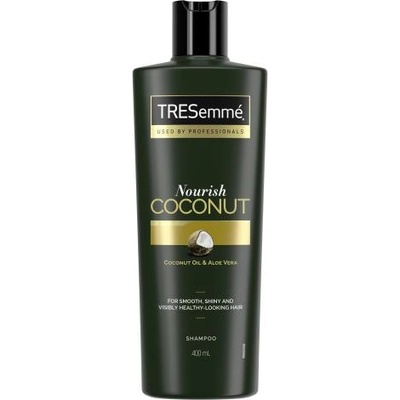 TRESemmé Nourish Coconut Shampoo 400 ml подхранващ и хидратиращ шампоан за суха коса за жени