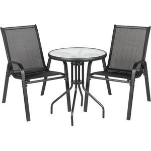 Funfit Garden Комплект за балкон за 2 души - черен (4877)