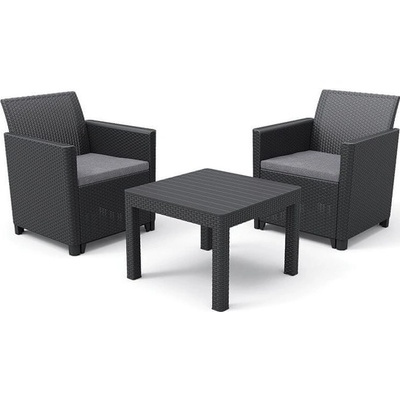 KETER set CLAIRE BALCONY grafit, 3 ks
