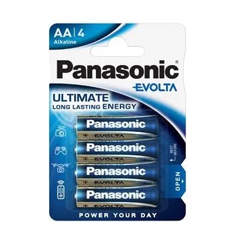 Panasonic Батерия, молив AA, 4 броя, PANASONIC "Evolta" LR6EGE-4BP/LR6EGE/4BP (LR6EGE-4BP/LR6EGE/4BP)
