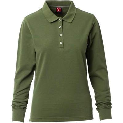 PAYPER florence lady 000931-0021 / Дамска поло тениска с дълъг ръкав - армейски xxl (000931002107035xxl)