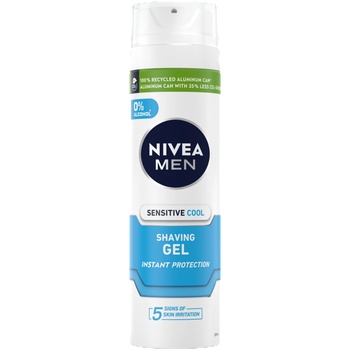 Nivea MEN Гел за бръснене Sensitive Cool Гел за бръснене мъжки 200ml