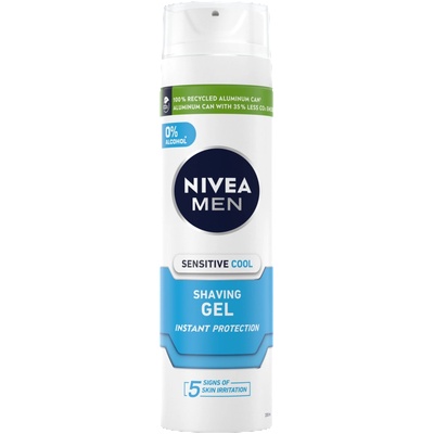 Nivea MEN Гел за бръснене Sensitive Cool Гел за бръснене мъжки 200ml