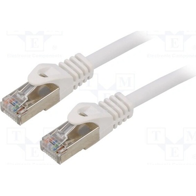 Gembird PP6A-LSZHCU-W-15M Patch S/FTP Cat 6a RJ45 vidlice z obou stran lanko Cu