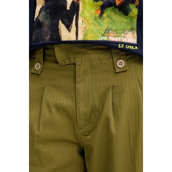 Desigual Памучен панталон Desigual BANKER (25SMPW01)