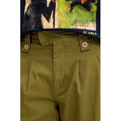 Desigual Памучен панталон Desigual BANKER (25SMPW01)