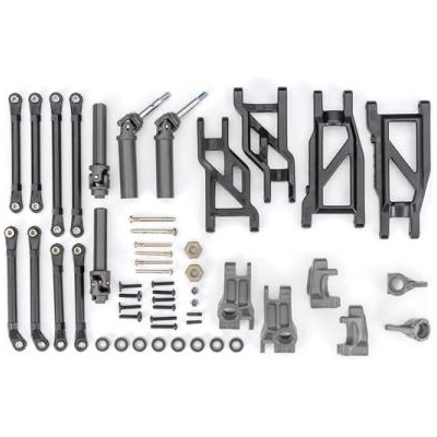 Traxxas комплект за преобразуване на шаси HD сив (за модели Rustler и Stampede)