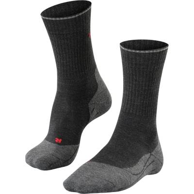 Falke Мъжки туристически чорапи Falke TK2 Wool Silk Walking socks - Anthracite Melange - размер 39-41 (EU) (201-1710-0111)