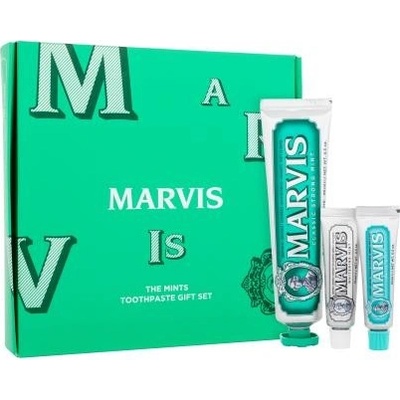Marvis The Mints Anise Mint 10 ml + Classic Strong Mint 85 ml + Whitening Mint 10 ml