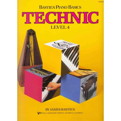 Bastien Piano Basics : Technic Level 4 noty na sólo klavír – Zboží Mobilmania