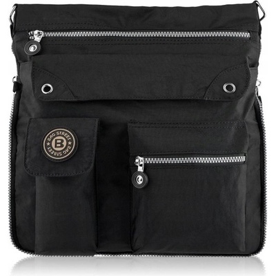 Bag Street Nylonová taška kabelka přes rameno černá