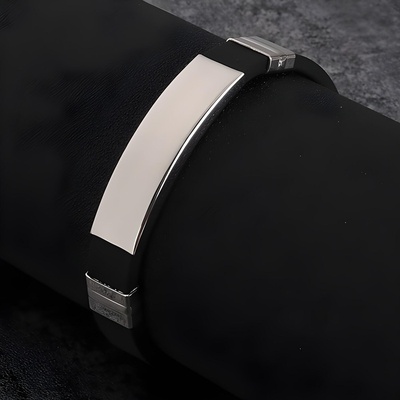 HARAHU Силиконова гривна - Черна kp22755 (22755)