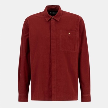 Barbour Mens Haltcliff Shirt - Fired Brck RE72