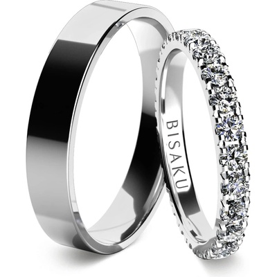 Bisaku snubní Eternity XI BIS B1112522WG Stříbrná