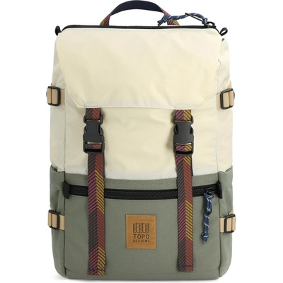 Topo Designs Дневна раница Topo designs Rover Pack Classic 20 Recycled Daypack - Bone White / Beetle - размер One Size (502-9221-0511)