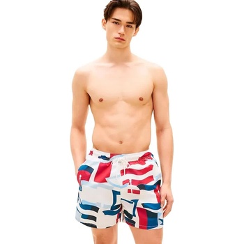 Tommy Hilfiger Бански гащета Tommy hilfiger UM0UM03491 Trunk swimming shorts - White (Vintage Flags Ivory Petal)